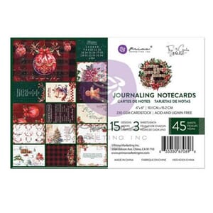 Prima - From the North Pole 4x6 Inch Journaling Cards