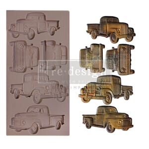 Prima - Trucks Decor Mould, 5x8 inch