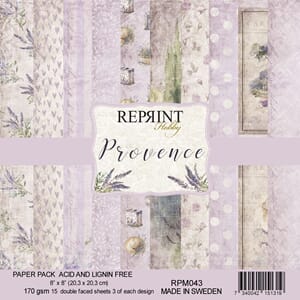 Reprint - Provence Paper Pack, 8x8 inch