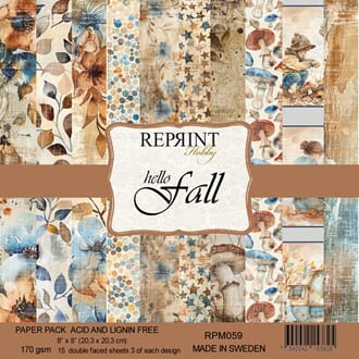 Reprint - Fall Paper Pack, 8x8 inch