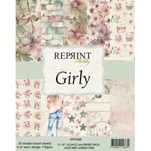 Reprint - Girly 6x6 Inch Paper Pack