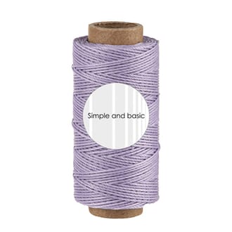 Simple and Basic - Light Lavender Polyester Thread, 50m