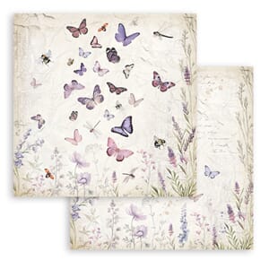 Stamperia: Butterflies - Lavender