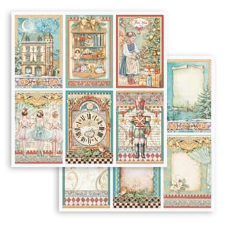 Stamperia: 6 Cards - The Nutcracker