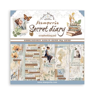 Stamperia - Secret Diary 12x12 Inch Paper Pack