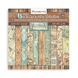 Stamperia - Alterego Backgrounds 12x12 Inch Paper Pack