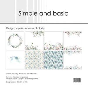 Simple and Basic - A Sense of Clarity 12x12 Inch Paper Pack