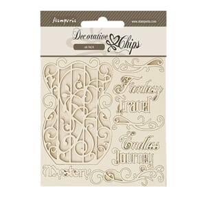 Stamperia - Fantasy Travel Decorative Chips