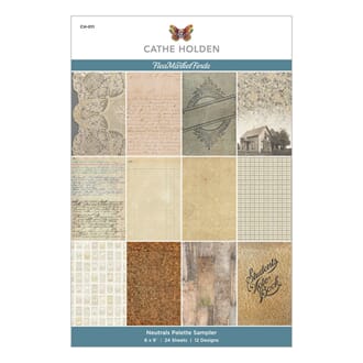 Spellbinders - Neutrals Palette Sampler 6x9 Inch Paper Pad