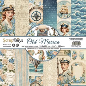 ScrapBoys - Old Marina 6x6 Inch Paper Pad