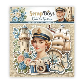 ScrapBoys - Old Marina Double Sided Die Cut Elements