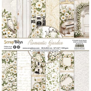 ScrapBoys - Romantic Garden 12x12 Inch Paper Pad