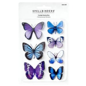 Spellbinders - Twilight Butterflies Stickers