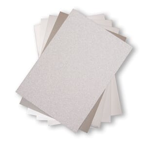 Sizzix - Silver Opulent Cardstock Pack, 50/Pkg