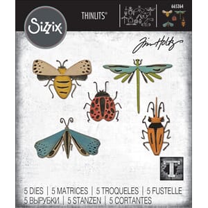 Sizzix - Funky Insects Thinlits Dies By Tim Holtz