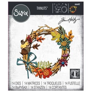 Sizzix - Foliage Wreath Thinlits Die by Tim Holtz Vault