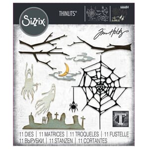 Sizzix - Fright Night Thinlits Die by Tim Holtz Vault