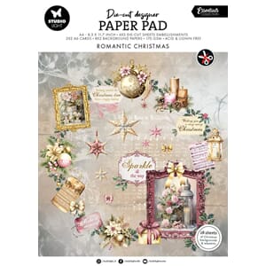 Studio Light - Romantic Christmas A4 Die-cut Paper Pad