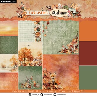 Studio Light - Backgrounds Everlasting Autumn 8x8 Inch Paper