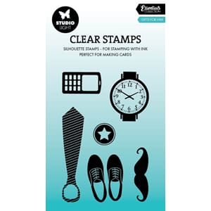 Studio Light - Gifts For Him Essentials Clear Stamp