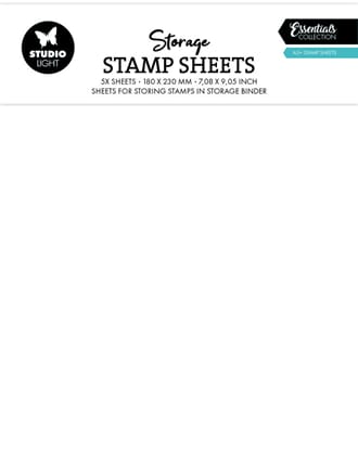 Studio Light - Storage Stamp Sheets A5+ Stamp Sheets