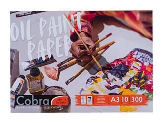 Cobra Oil Paper - Oljemalingsblokk, str A3, 300 gram