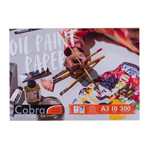 Cobra Oil Paper - Oljemalingsblokk, str A3, 300 gram