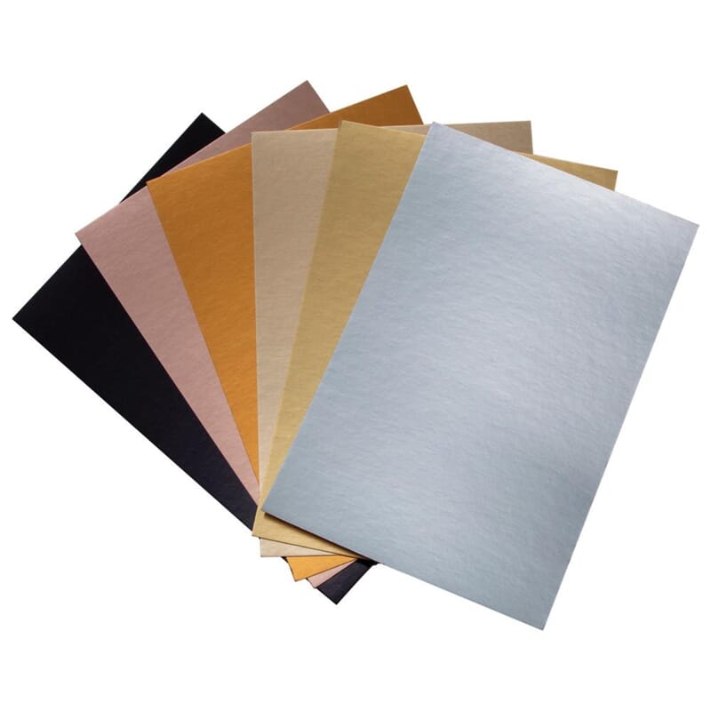 Idea-Ology Paper Stash Kraft Metallic Paper Pad Metallic 2 8inx8in