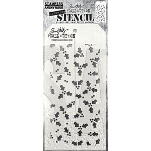 Tim Holtz - Tiny Holly Layering Stencil