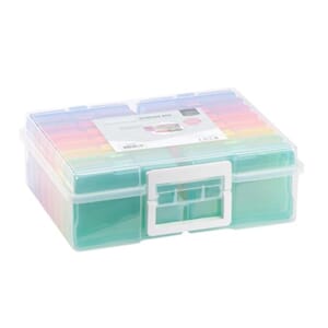 Craft & Photo Translucent Plastic Storage, 15x12x5 inc