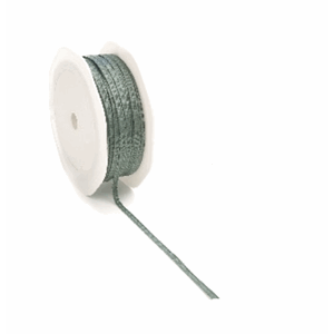 Dekorbånd Sage Green Texture Ribbon, bredde 3 mm, metervare