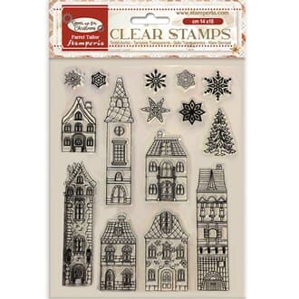 Stamperia - Cozy Houses Gear up for Christmas Clear Stamps